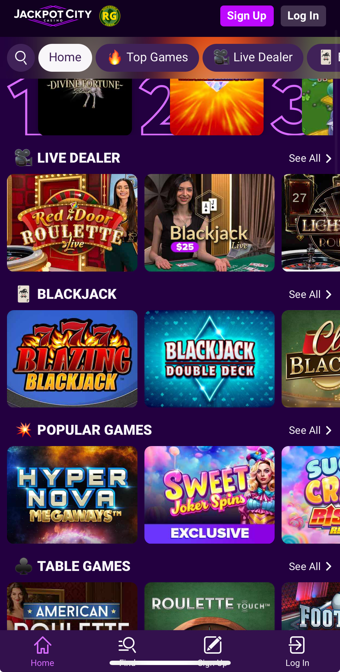Jackpot City Mobile App