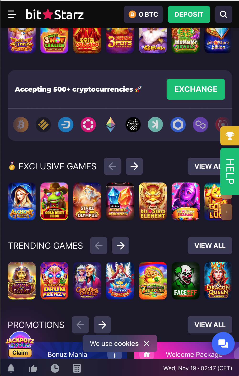 BitStarz Mobile Casino